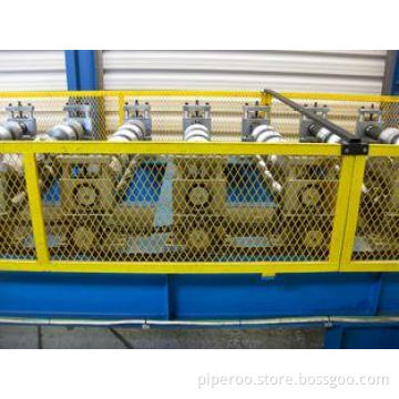 5.5kw Hydraulic Cutting Roof Panel Roll Forming Machine Wit